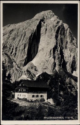 20056191 - Hallerangerhaus Mountain Panorama, Photo Postcard No. 11297, Otto Schuricht 1939