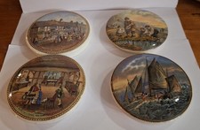 4 Antique Prattware Pot Lids