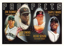 Jim Bonnici / Billy Owens / Richie Sexson / Daryle Ward 1996 Topps 425