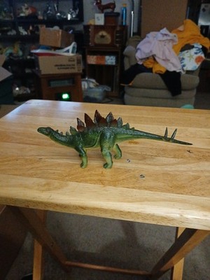 Stegosaurus Dinosaur plastic Toy Jurassic Model 8'' Long Figure for diorama 