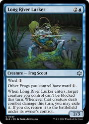 Long River Lurker (Foil) #57 Bloomburrow MTG Uncommon