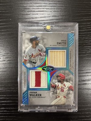 2024 Topps Tier One Ozzie Smith/Jordan Walker Dual Relic 1/1  #DPR-SW Cardinals