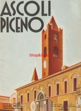 1932 ASCOLI PICENO ENIT Rare Brochure Vintage Italian State Tourist Department