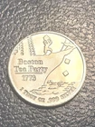 1 Oz Silver Bullion Boston Tea Party Round