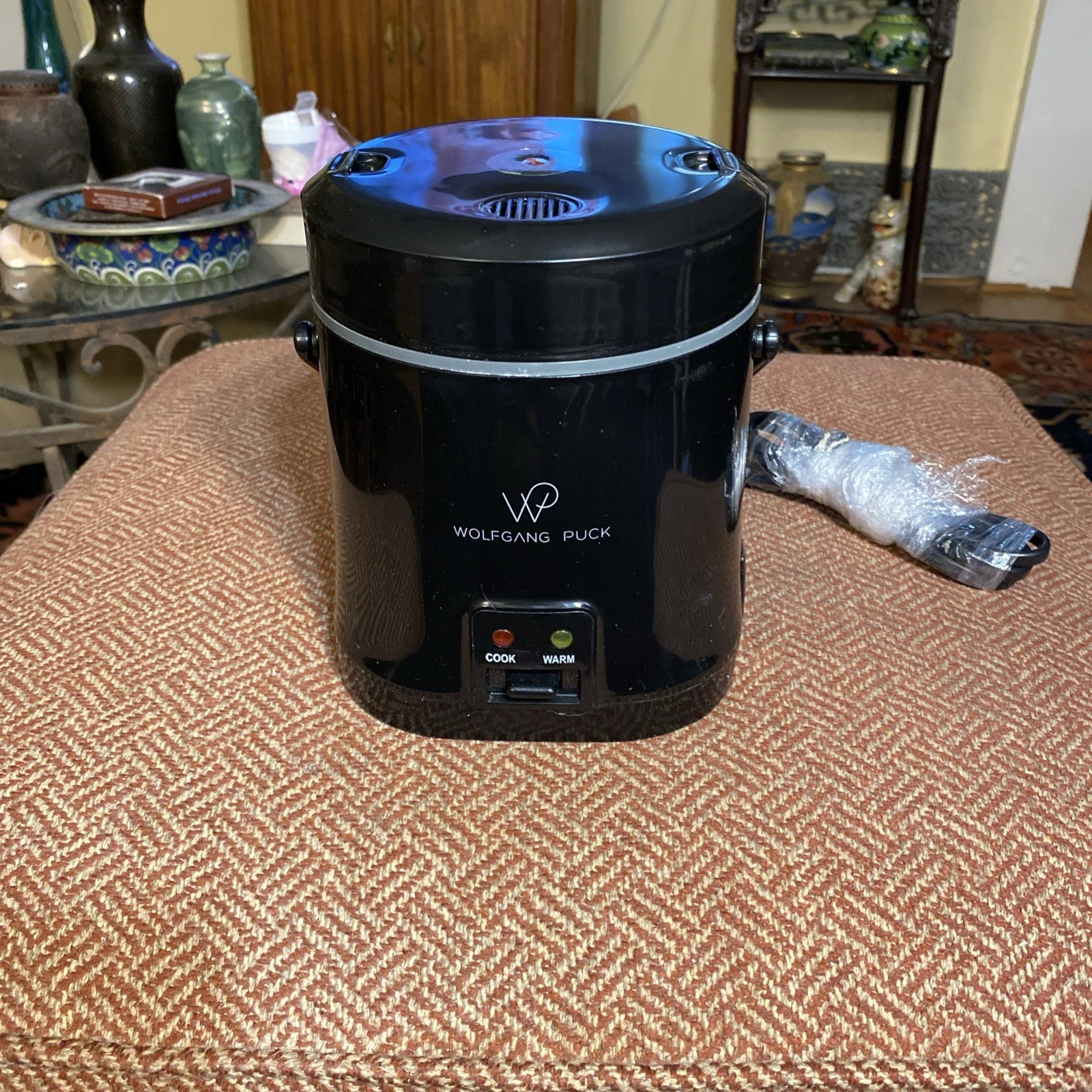 Wolfgang Puck Portable Mini Rice Cooker 1.5 Cup Blue Model No. BMRC0030