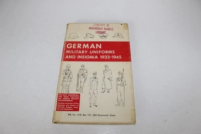 German Military Uniforms and Insignia 1933-1945 Reference Book 1967 WE Inc HB DJ - Image 1 of 4