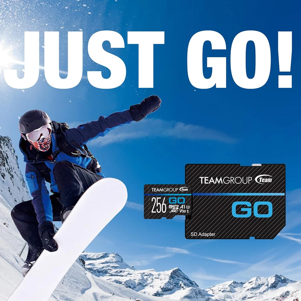 GO Card 256GB Micro SDXC UHS-I U3 V30 4K for Gopro & Action Cameras High Speed F - Image 2 of 4