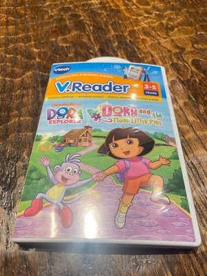 New/Sealed. VTECH V. READER DORA THE EXPLORER INTERACTIVE GAME, AGES 3-5