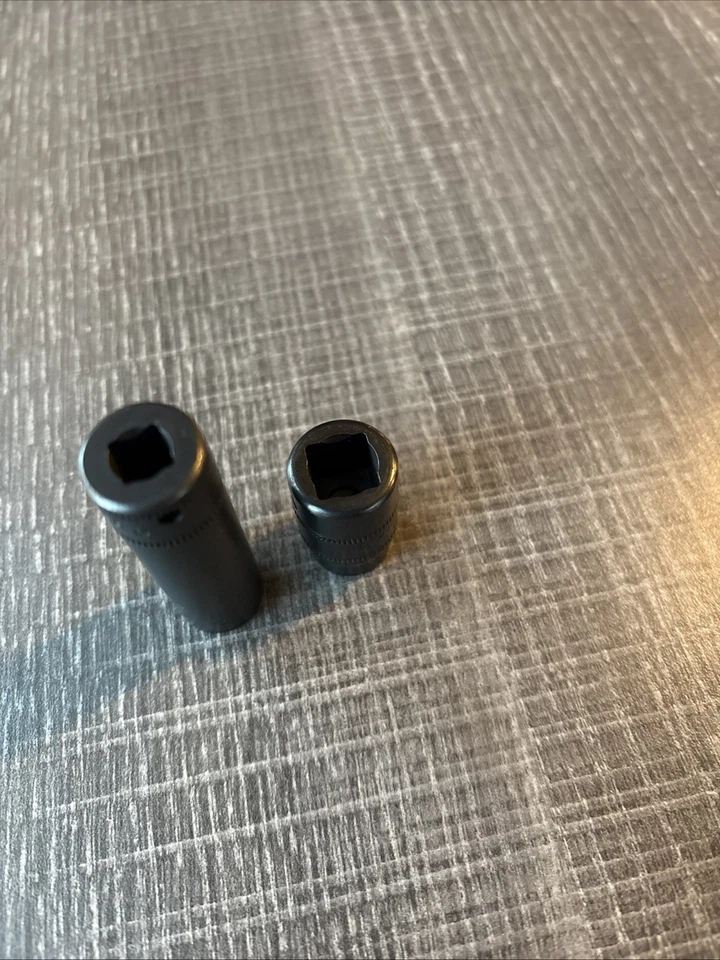 NEW Snap On 1/4 Drv 6 Pt Metric 10mm Deep 3/8 Drv 12 Pt Shallow Magnetic Socket - Image 3 of 4