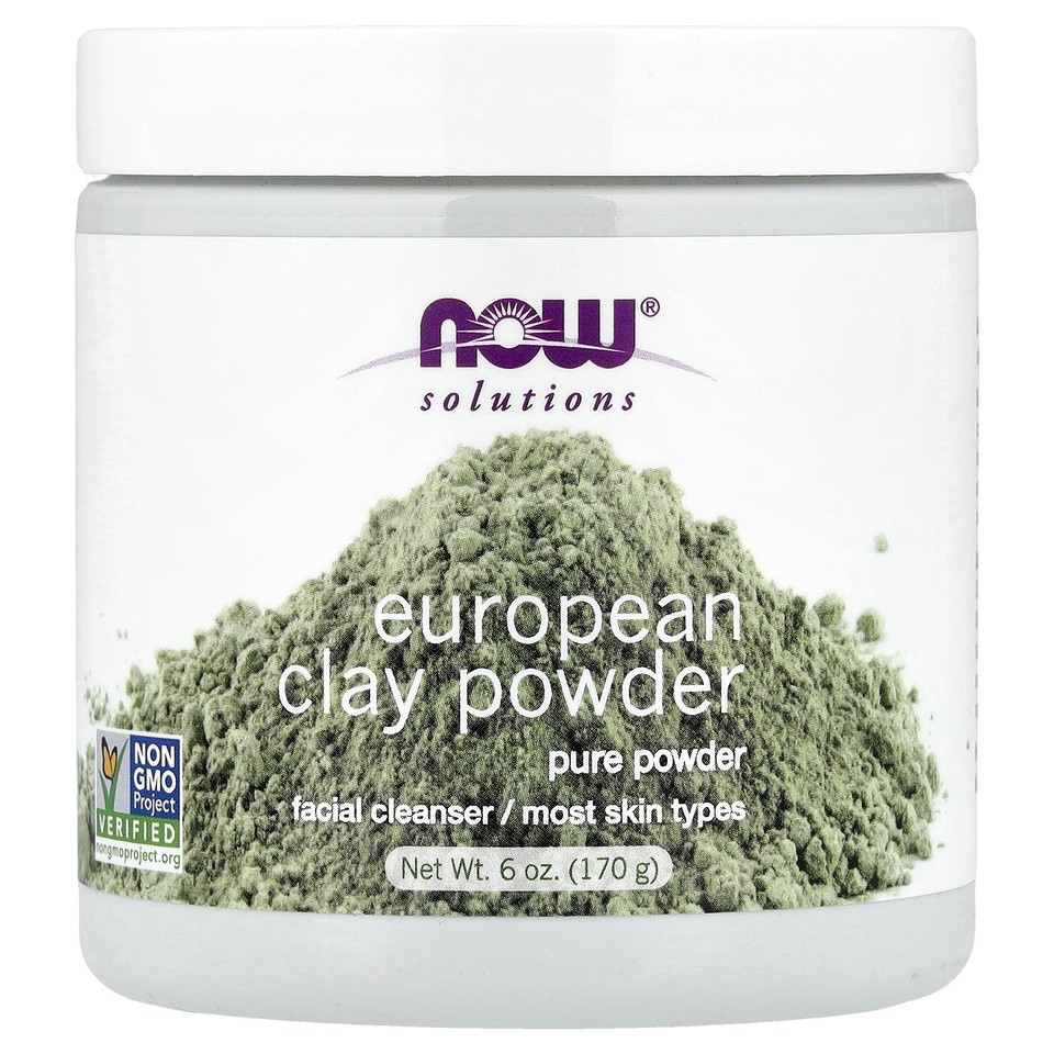 Solutions, European Clay Powder, 6 oz (170 g)