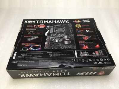 MSI TOMAHAWK (MS-7A34) B350 AMD AM4 Socket ATX Motherboard NO CPU