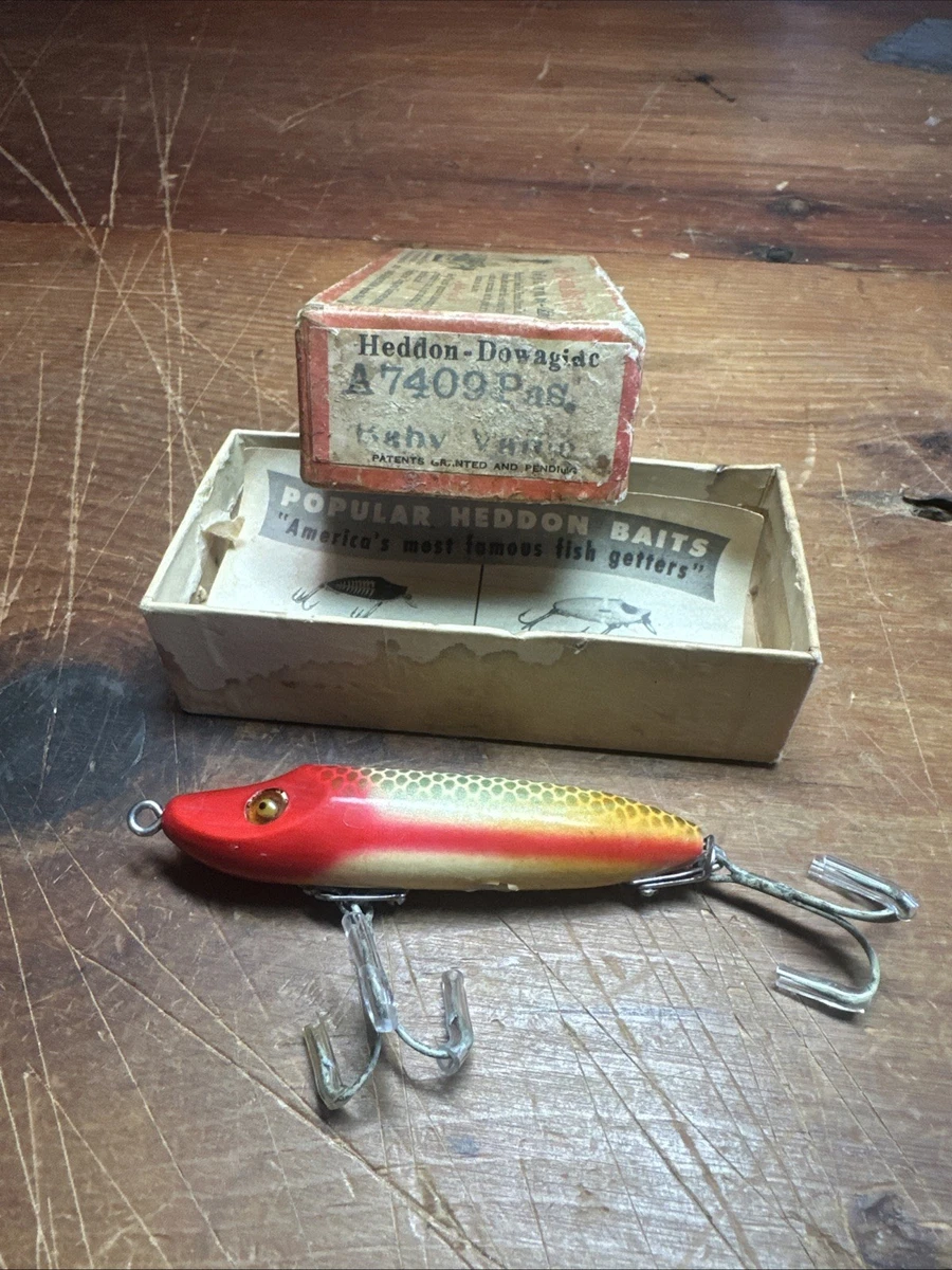 Heddon wood classics ビンテージ Heddon Wooden Vintage Fishing Lures with Original Box for sale | eBay