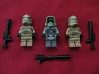 LEGO Star Wars Minifigures LOT. Kashyyyk Clone Scout  Trooper ,Weapons