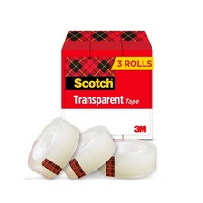 3m 3157S Transparent Tape In Handheld Dispenser, 1" Core, 0.75" X 25 Ft,