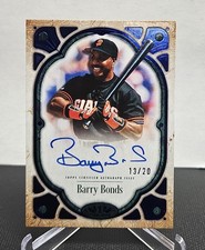 2026 Topps Tier One🔥BARRY BONDS🔥BLUE FOIL AUTO🔥13/20 SSP🔥#T1A-BB🔥RARE GEM🔥