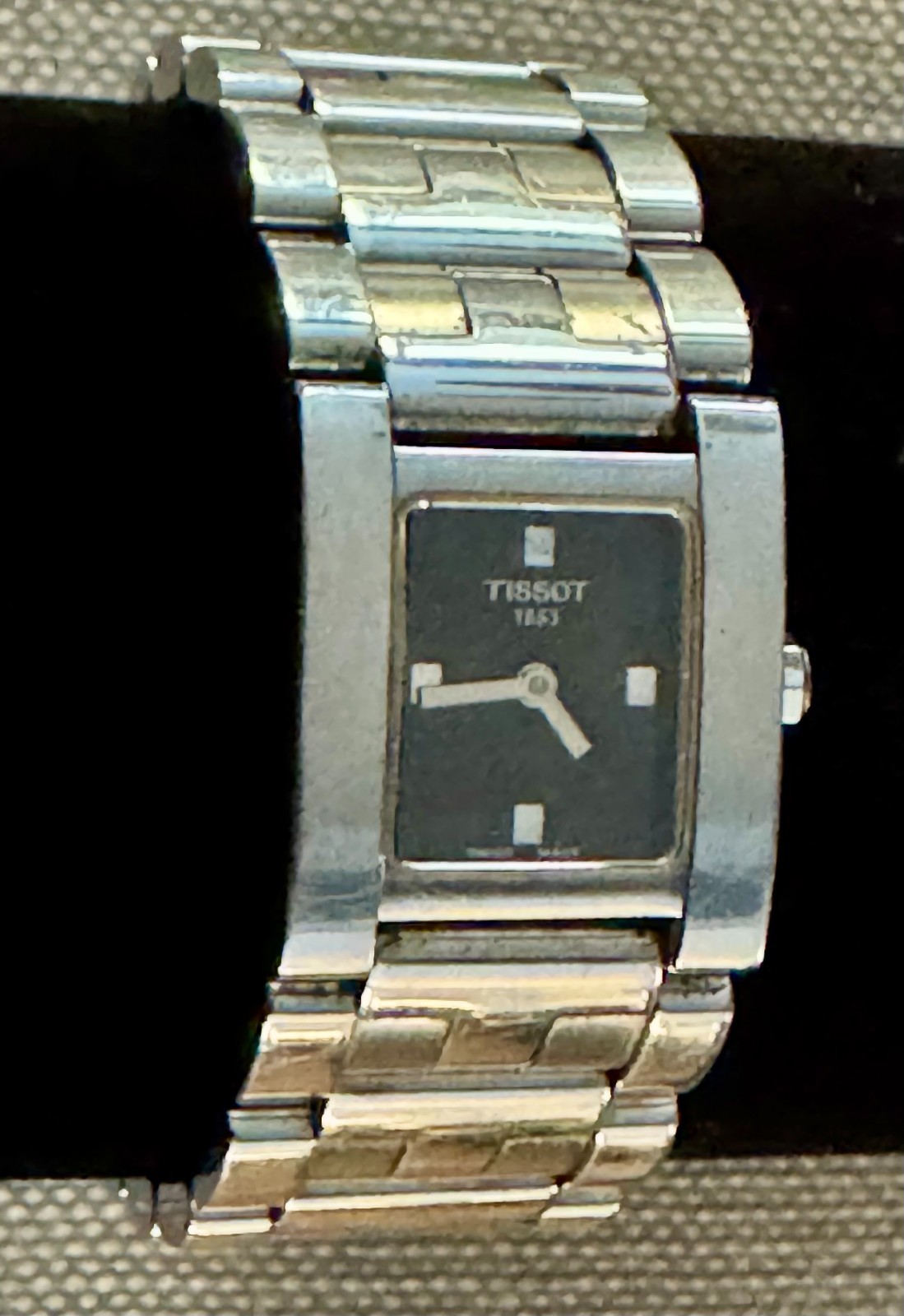 Tissot 1853 Rectangular Quartz Watch Stainless St… - image 3
