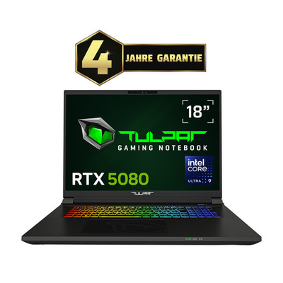 TULPAR S8 V1.1.2 18'' 240Hz QHD+ Ultra 9 275HX 64GB RAM 2TB SSD RTX 5080 Win11