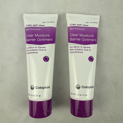 Critic-Aid Clear Skin Protectant Clear Moisture Barrier Ointment 2.5 Oz 2 Pack