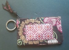 Vera Bradley Keychain Coin Purse / ID Floral Pattern