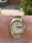 Beautiful Dial Texture! 1981 VTG Seiko King Quartz, 9923-8060, Twin Quartz, 36mm