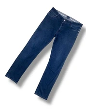 PETER MILLAR Mens Cashmere Blend Jeans Size 38/32 Blue 5-Pocket Stretch Denim