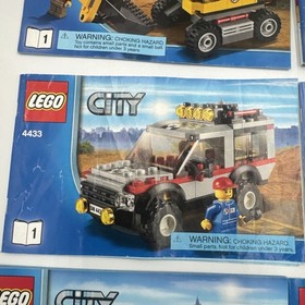 Lego City 4200, 4203, 4433, 60016, 60072 Instruction Manual Lot