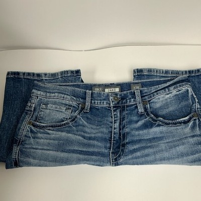 BKE Men s Regular Fit Straight Leg Medium Wash Blue Denim Jeans, Pockets