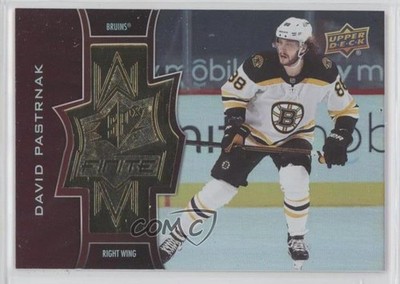 2020 Upper Deck Extended Series SPx Finite Radiance 198/299 David Pastrnak 0il7