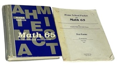 Saxon Math 65 with Home School Packet