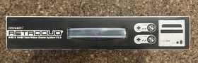 Retro-Bit RetroDuo Dual 2-in-1 Retro Console SNES & NES Games - Silver/Black NEW