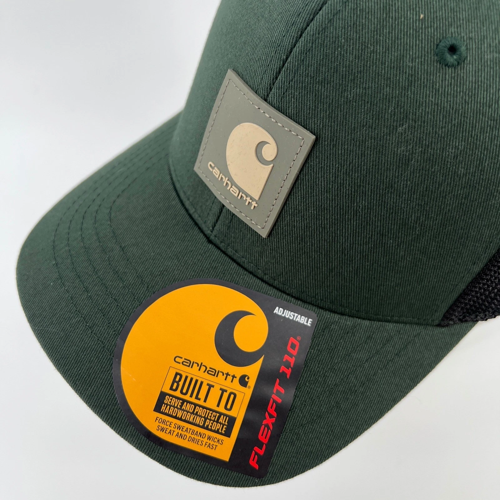 Carhartt Dark Green Mesh Back Flexfit 110 Adjustable Baseball Cap AH5216-M New
Opens in a new window