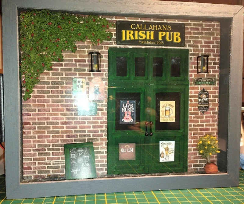 Tableau mural miniature 3D Callahan’s Pub pour une ambiance bistrot vintage
