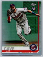 2019 Topps Chrome #161 Jake Cave Refractor