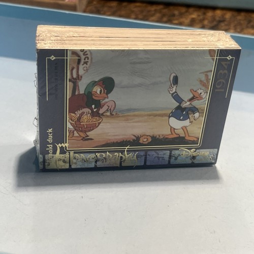 SET 45 CARTE FILMOGRAFIA DISNEY TREASURES DONALD DUCK SERIE 2 MAZZO SUPERIORE Sigillato - Foto 11 di 12
