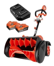  Cordless Snow Shovel with Wheels, 48V | 16-Inch | 4-Ah Brushless 16-INCH