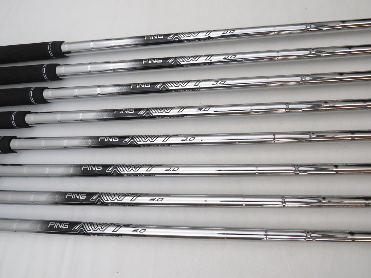 Set De Fers GOLF PING G440 6-PW Point Rouge (.75-1° Plat) AWT 3.0 Rigide - Occasion Excellent État