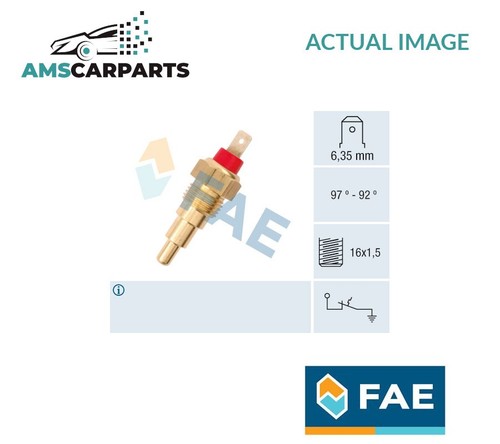 RADIATOR FAN TEMPERATURE SWITCH 37610 FAE NEW OE REPLACEMENT