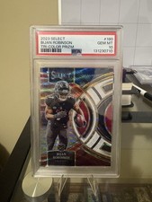 Panini 2023 Select Bijan Robinson Premier Level Tri-Color Prizm 225/225 #180
