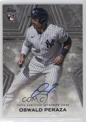 2023 Series 1 Baseball Stars Platinum 1/1 Oswald Peraza Rookie Auto RC 10pz
