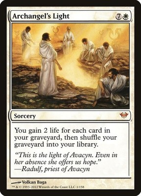Archangel's Light NonFoil Dark Ascension 1 NM MTG