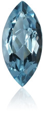 Aquamarine Natural Marquise Cut 5mmx2.5mm