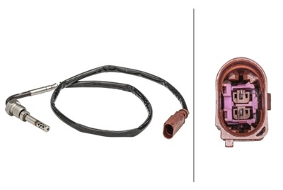 HELLA Sensor Abgastemperatur 6PT 358 181-011 für VW TIGUAN VAN TDI 4motion 5N1