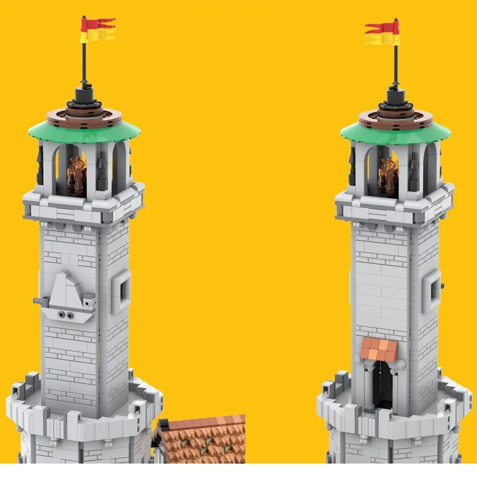 10305 Castle Alternative Fortified Lighthouse Model 3398 Pcs - Image 3 of 4