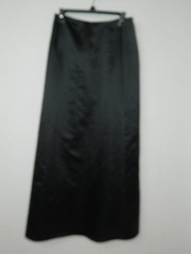 Jessica McClintock Collections Skirt Black Satin '90s Y2K Maxi Skirt Size 8 - Bild 3 von 7