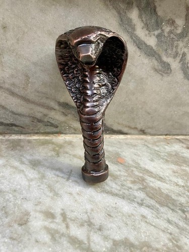 Canne bâton de marche design fait main poignée Cobra Head Handle - Picture 3 of 6