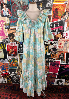 1980s Prinsess Kaiulani ムームー 大きめなサイズ