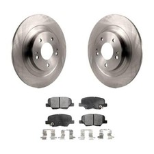 For Mitsubishi Outlander Sport PHEV RVR Rear Disc Brake Rotors & Ceramic Pad Kit