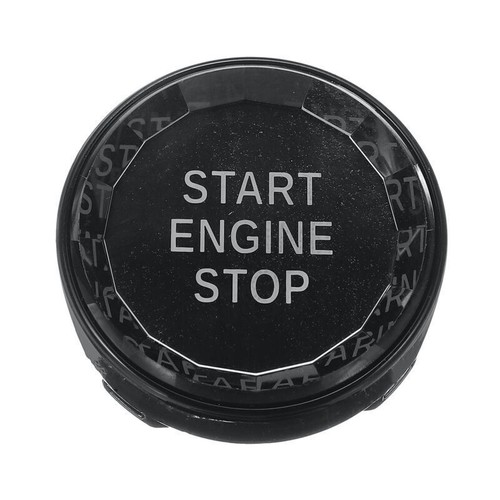 Noir Start Stop Bouton de moteur Crystal Pour BMW E90 E91 E92 E93 E60 E70 E71 - Picture 4 of 5