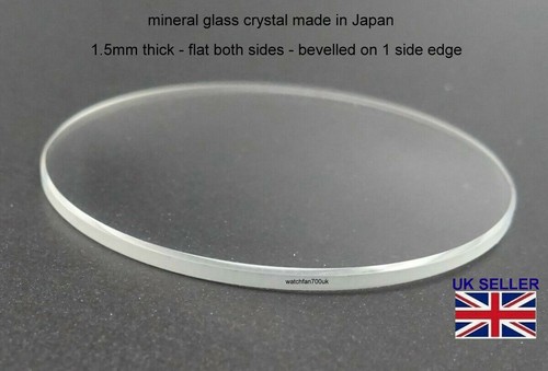 Watch Glass Crystal Lens 17mm-40mm 1.5mm thick Fits Seiko Citizen Fossil  etc | eBay