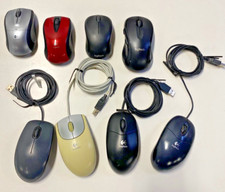 Mix Lot of 8 - Logitech Wireless and wired Mouse